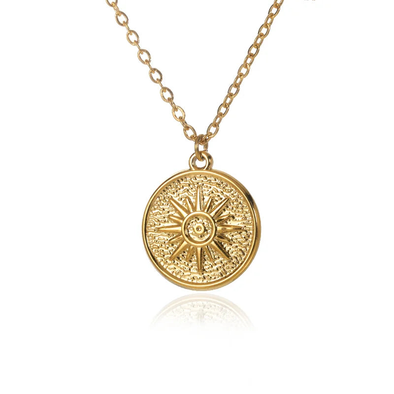 Colliers multicouches en forme de cœur pour femmes, en acier inoxydable, couleur or, pendentif œil maléfique, chaîne ras du cou, bijoux de mariage, cadeau