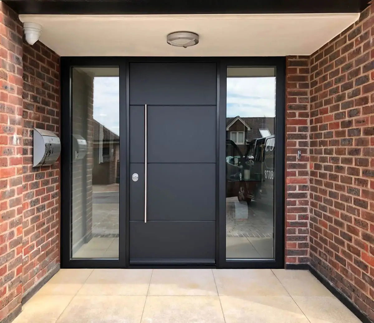 Doors for House Wholesale Metal Anti Theft Security Doors Entrance Main Gate Thermal Break Aluminum Alloy Exterior Front Door