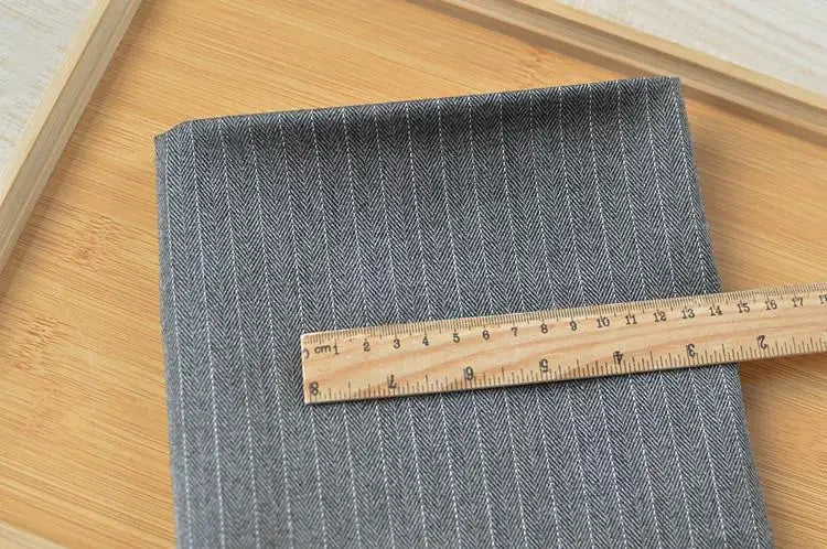 Micro-elastischer Anti-Falten-Anzug, gestreifter Stoff, Frühling, Herbst, Hose, Weste, Rock, Mode zum Nähen, Design, Großhandel, Stoff