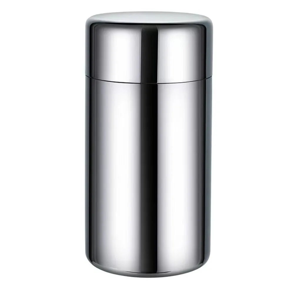 Hiqh Quality Stainless Steel Tea Tin 400ml/550ml Moisture-proof Tea Jar Large Capacity Sealed Tea Can for Home&Travel