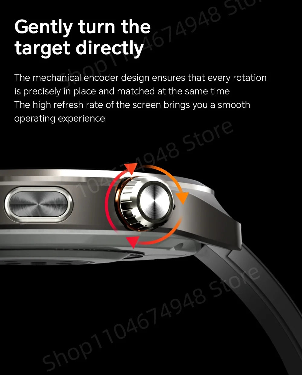 Montre intelligente 4G/5G Full Netcom 1,98 pouces Amoled avec caméra rotative à 210°, Android 13.0, double système GPS, batterie 1900 mAh