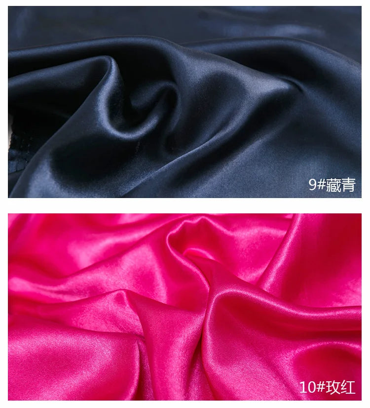 0.5m/1m/5m Satin Lining Fabric For Sewing Dress Lining,Pajamas,Decoration Cloth Tablecloth Decorative Fabric Handmade DIY Fabric