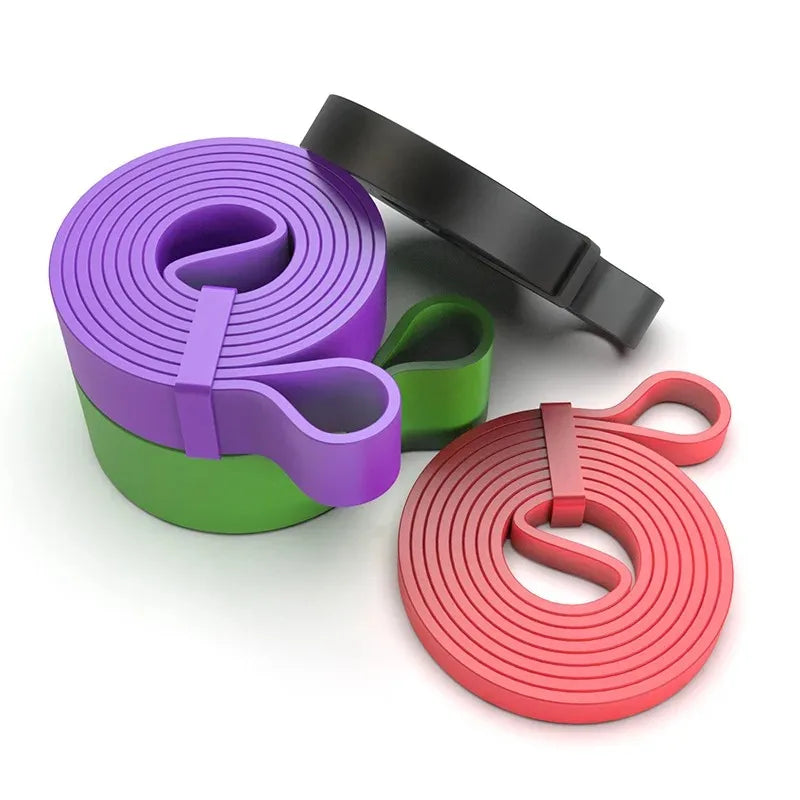 Ensemble de bandes de résistance robustes, en latex, élastiques pour Pilates, entraînement, fitness, aide aux tractions, musculation, exercice