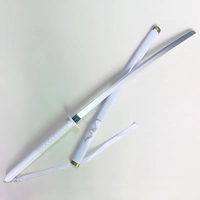 104cm Anime Bleach Katana Kuchiki Rukia Sword Cosplay Prop Wooden Ninja Knife Real Size Japanese Katana Samurai Sabre Kid Toy
