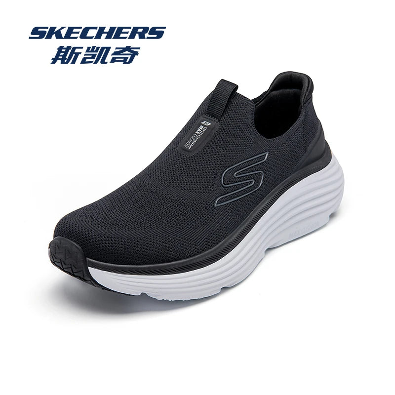 Skechers Chaussures Homme Chaussures de marche sans lacets pour hommes Légères Respirantes Chaussures de sport décontractées d'extérieur Baskets zapatillas hombre