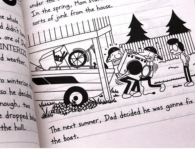 Journal d'un dégonflé 9 : Un long voyage. Livres pour enfants de 8, 9, 10, 11 et 12 ans. Humour, bandes dessinées et romans graphiques 9781419717604