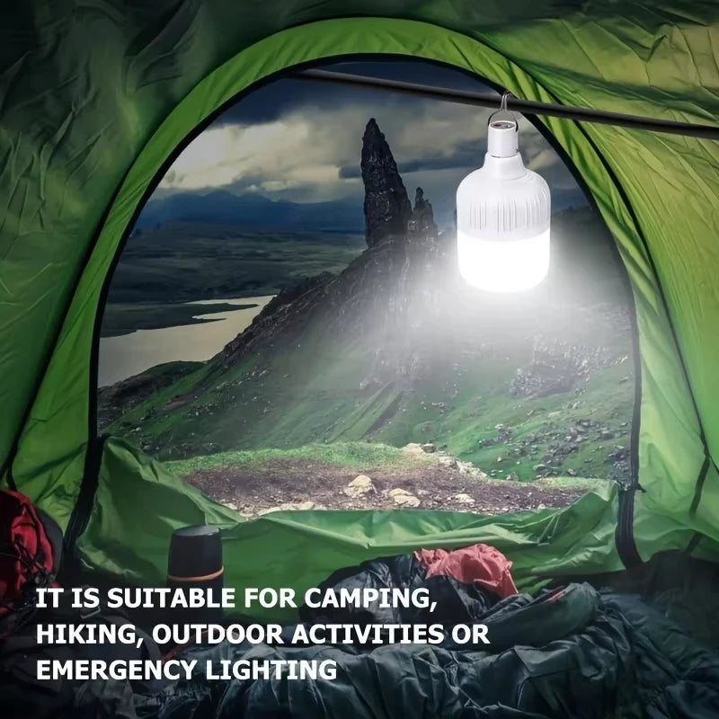 LED Camping Light 20W 40W 80W Portable Emergency Bulb Waterproof 360° Lighting Outdoor Camp High-bright Lights Dimmable Lantern