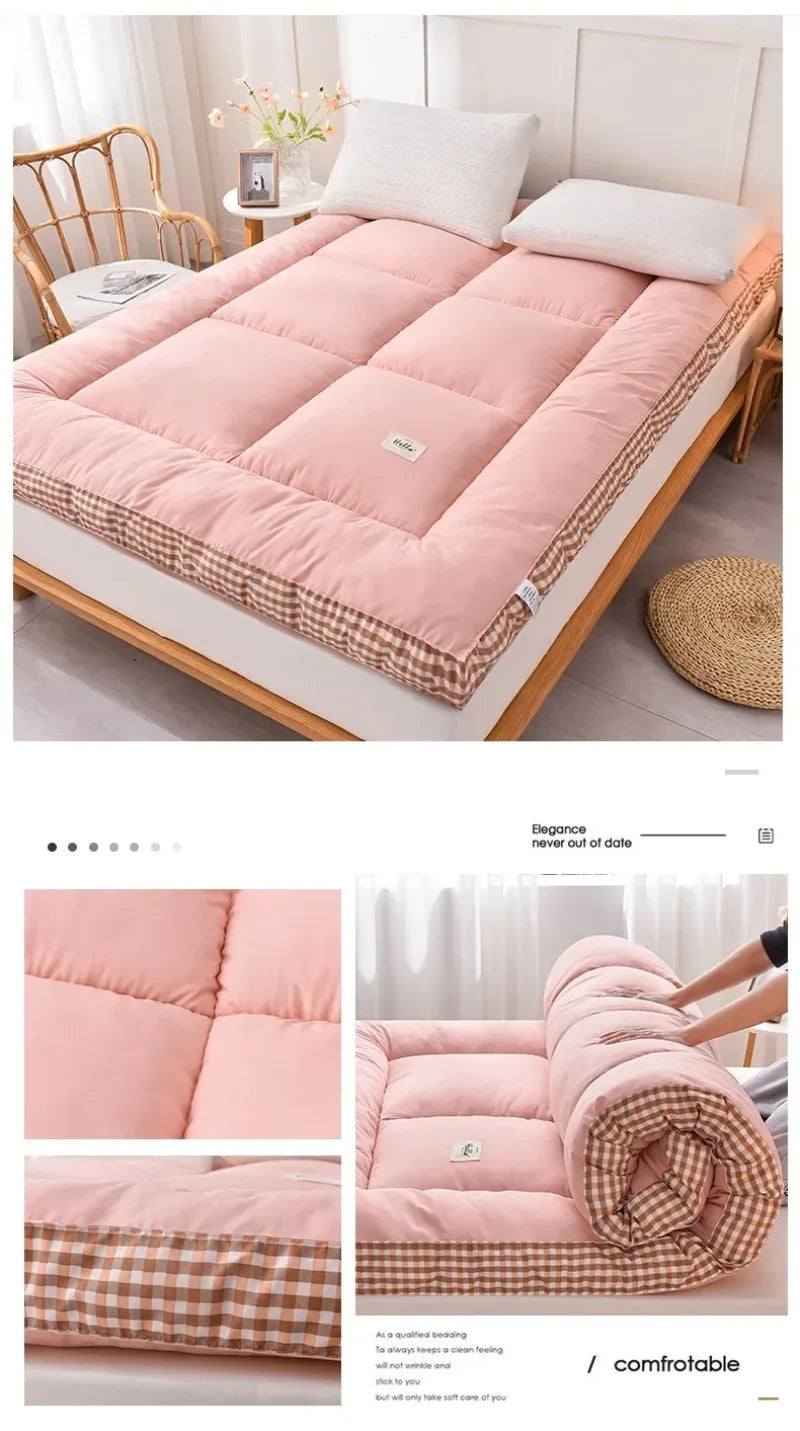 Thickened 3D Mattress Foldable Soft Tatami Cushion 90/100/120/150/180/200cm Non-slip Bed Pad for Home Bedroom Dormitory Student