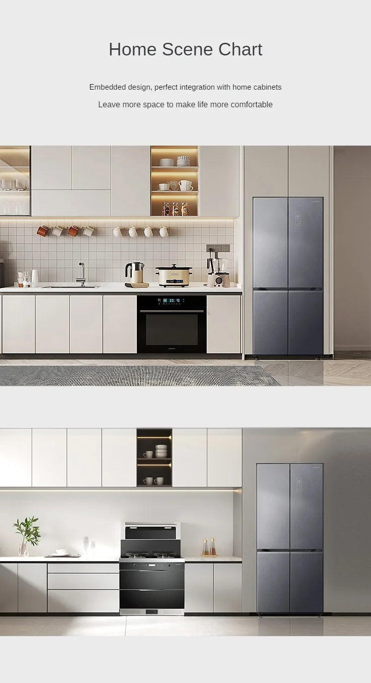 Factory OEM Commercial 4-Door Refrigerator with Bottom Freezer - Bulk Supply for Business & Home Use