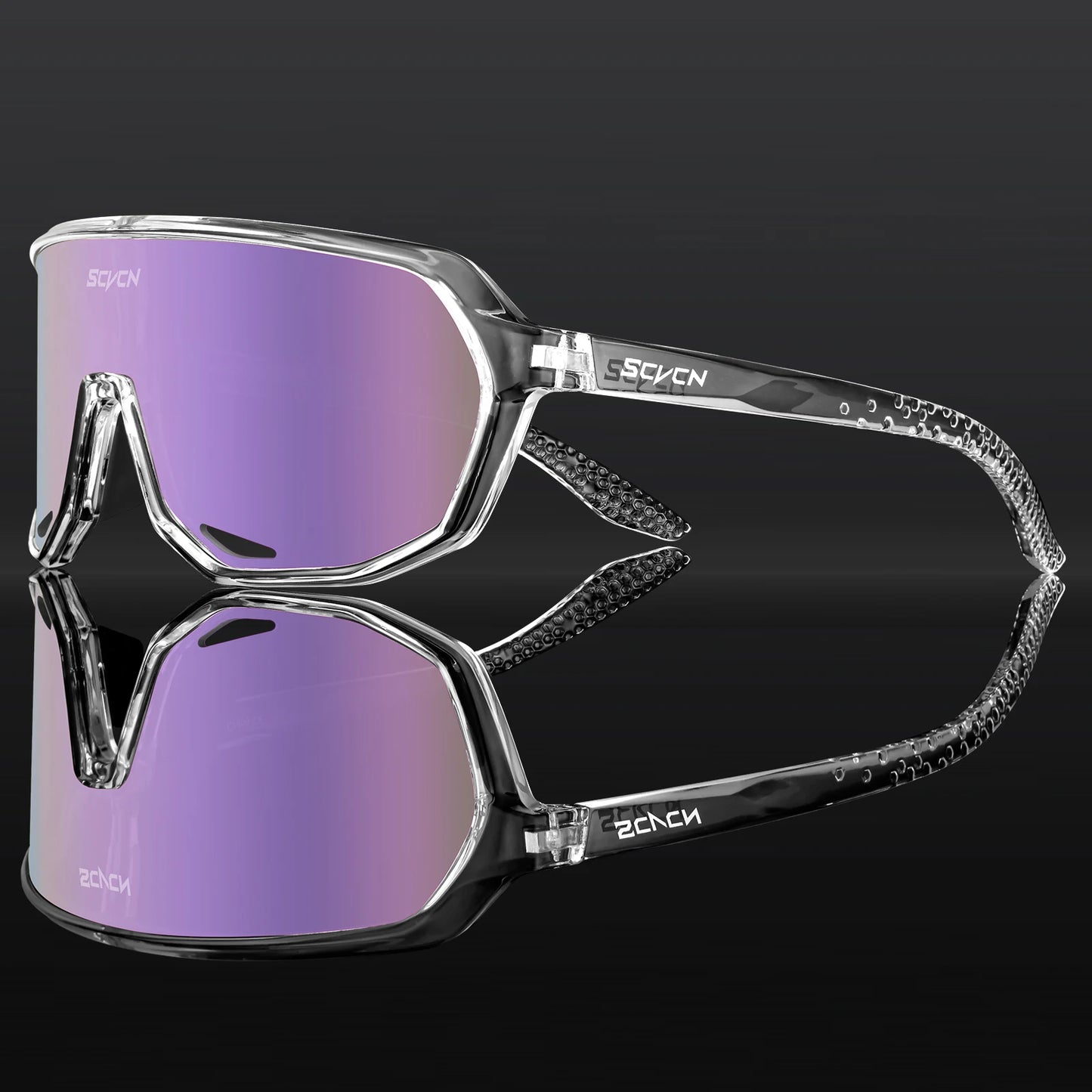 SCVCN Lunettes de soleil photochromiques d'extérieur, lunettes de cyclisme pour hommes, lunettes de vélo pour femmes, VTT, vélo de route, lunettes de cyclisme UV400