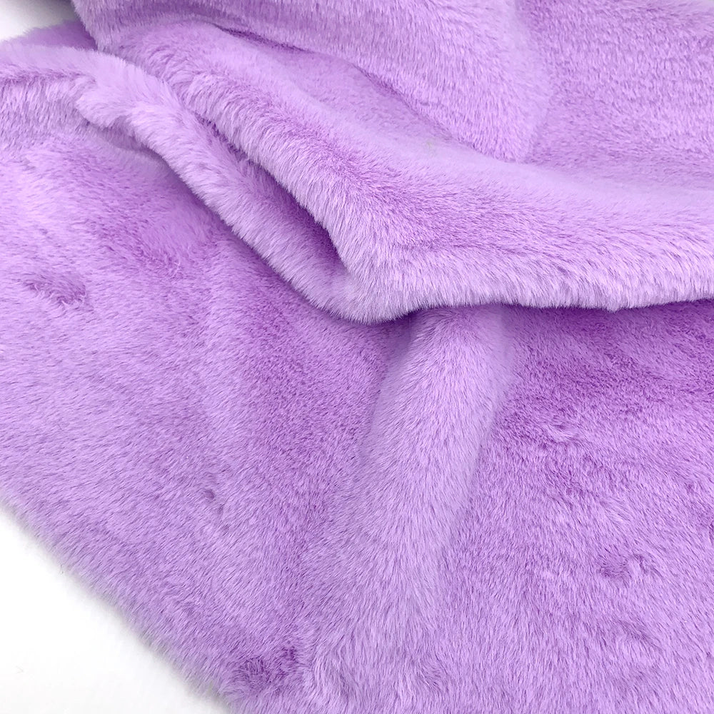 10mm Pile Length Fur Fabric Polyester Imitation Fur Fabrics Handmade DIY Encryption Thickening Fake Rabbit Hair Fur Plush Fabric
