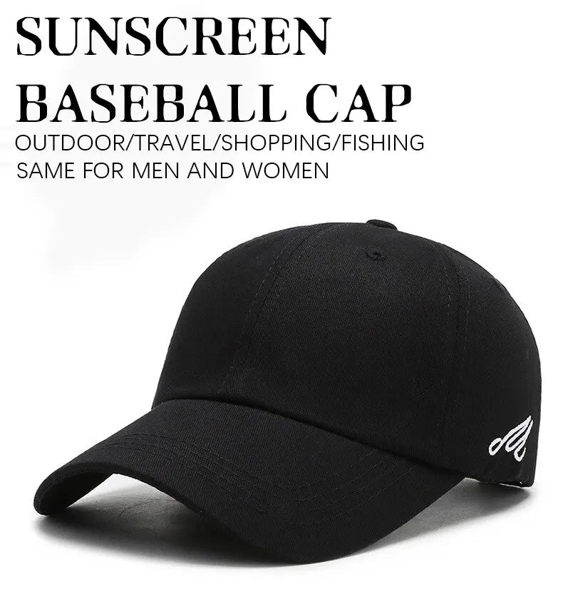 New Unisex Baseball Cap Spring And Autumn Outdoor Recreational Sports Fishing Embroidered Polyester Cotton Casual Cap