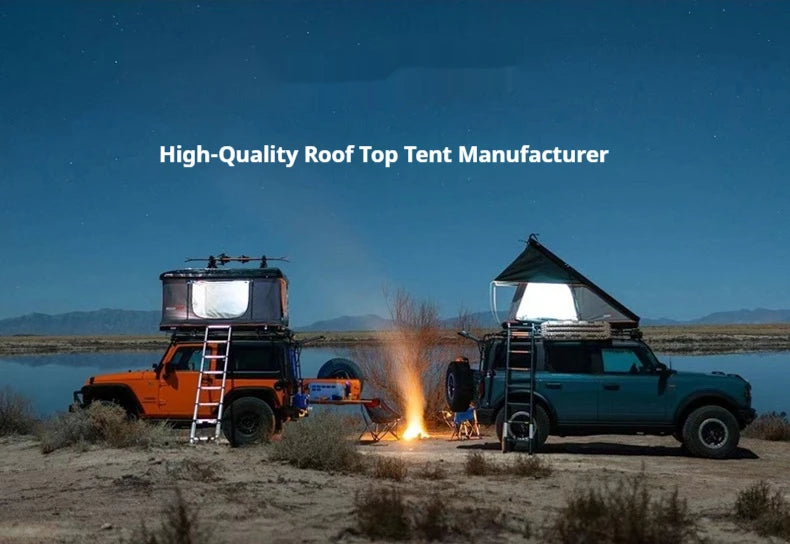 Durable Automatic Foldable Hard Top Roof Tent - For Sedan, SUV, Off-Road, Pickup & Outdoor Camping Self-Driving