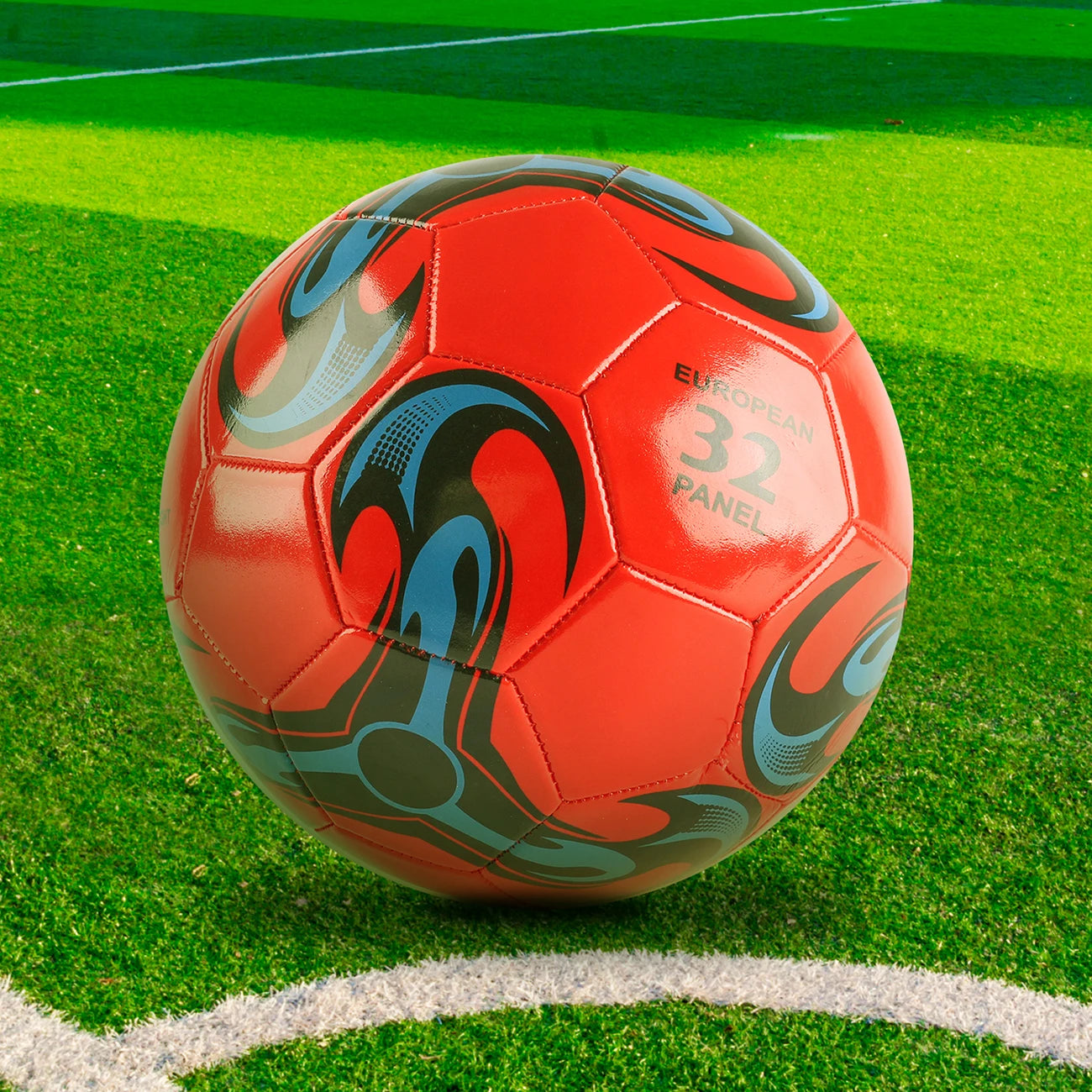 1PC A Size 3 and 5 Cyclone Football, Soft Inflatable Red Soccer Ball, Suitable for Training and Match Play
