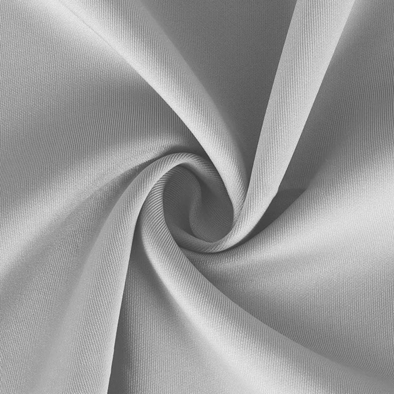 Tissu tricoté élastique Scuba résistant à l'usure, anti-boulochage pour la couture de pulls, jupes, uniformes scolaires, vêtements de sport au mètre