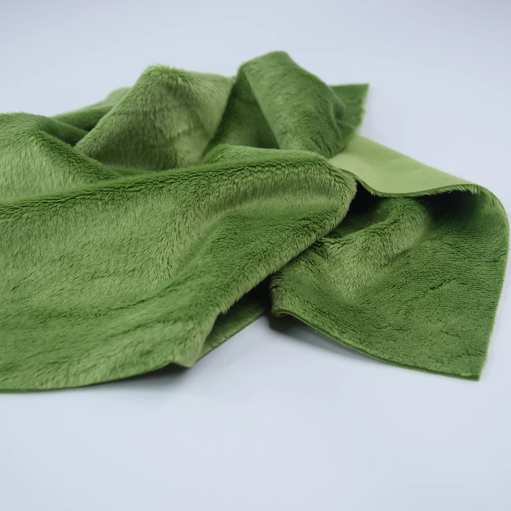 5mm plush fabric sales non elastic 45x50cm short hair plush fabric artificial fur polyester fiber DIY plush mink fabric