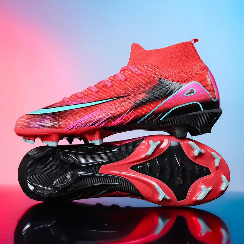 Neue Herren-Fußballschuhe Trainingsschuhe FG Ultraleichte Fußballschuhe Outdoor Drop Shipping Fußballschuhe Rutschfeste lange Stollen