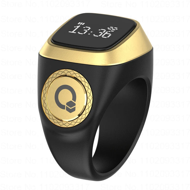 Bague intelligente Zikr IQibla Tasbih Tally Compteur numérique électronique pour musulmans Rappel de vibration de l'heure de la prière Étanche