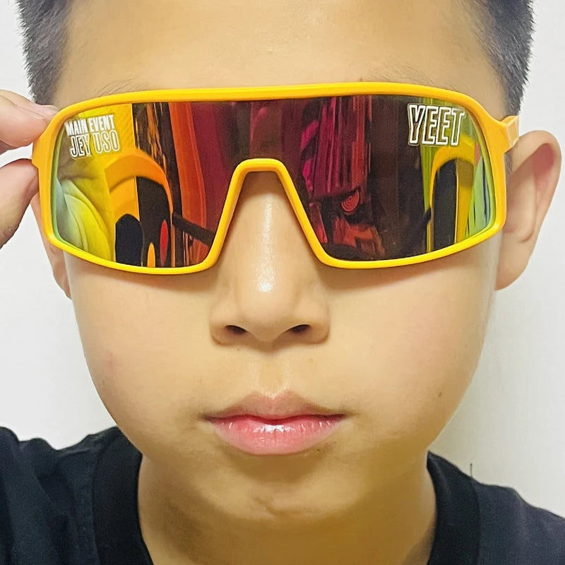 Jey Uso Yeet Sport Sonnenbrillen Kinder Brillen Blue Bloodline USOS Seltene Farben Sonnenbrille Eyewear Geschenk