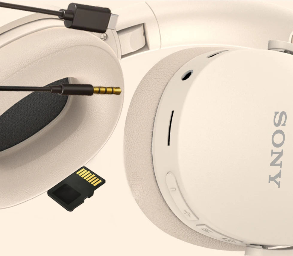 SONY P2961 Wireless Headphones Bluetooth Foldable 9D HIFI Stereo Sound Headset Long Battery Life Heavy Bass Earphone