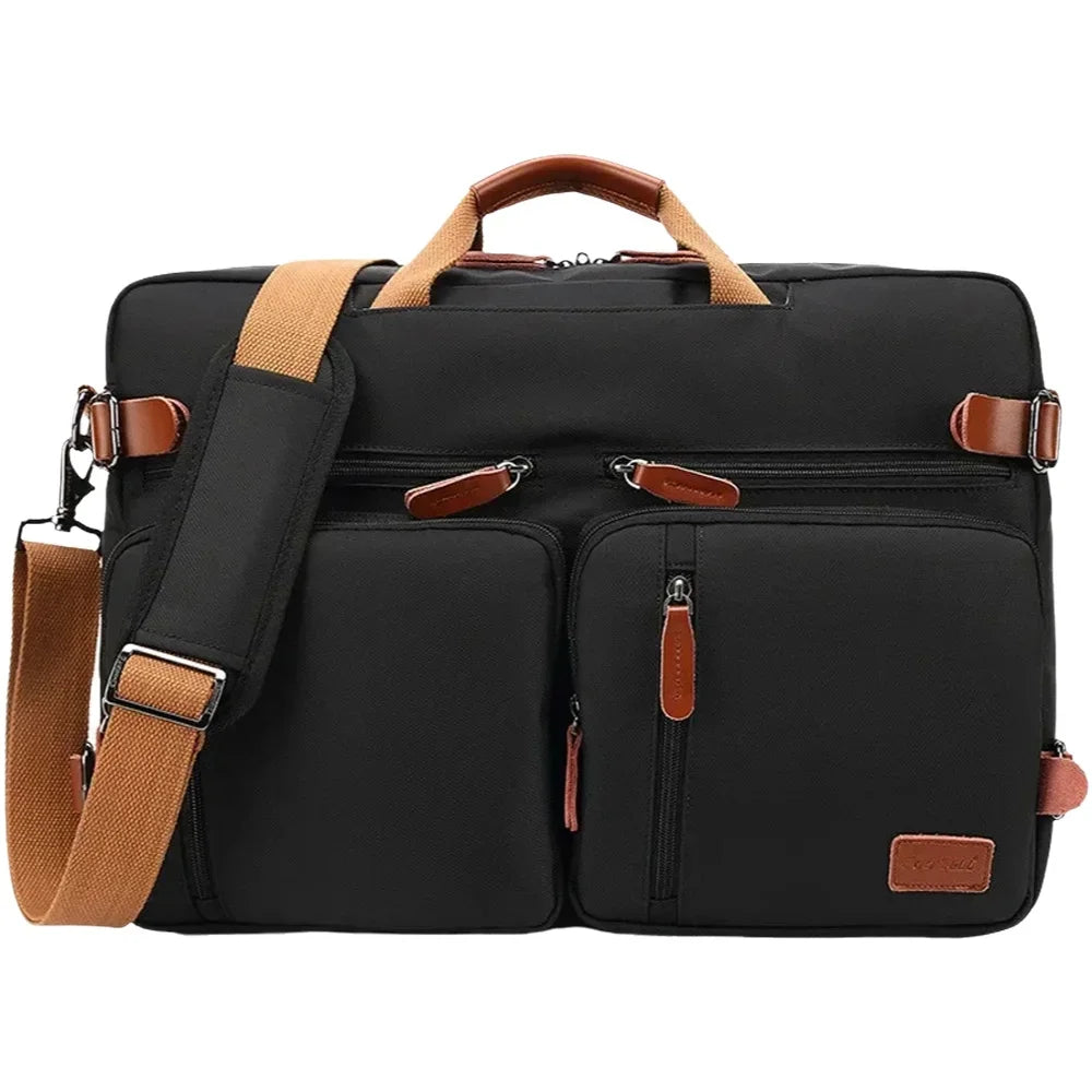 Handbag Business Briefcase Rucksack Convertible Backpack Laptop Bag 17 inch Notebook Bag Shoulder Messenger Laptop Case