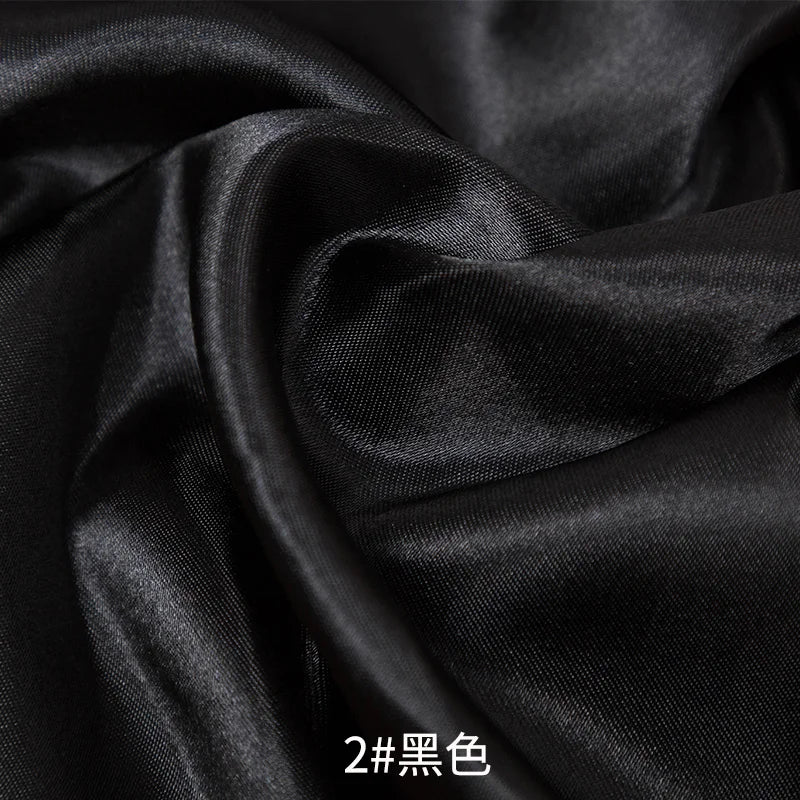 0.5m/1m/5m Satin Lining Fabric For Sewing Dress Lining,Pajamas,Decoration Cloth Tablecloth Decorative Fabric Handmade DIY Fabric
