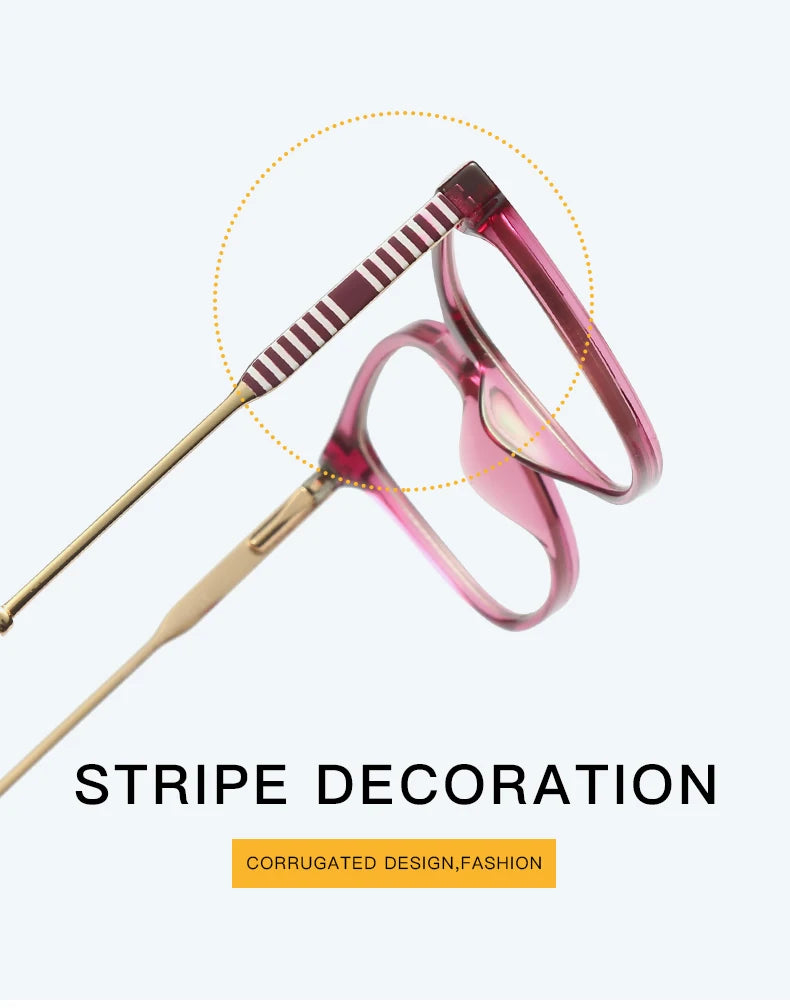 JMISUS Fashion Lunettes Classiques Femme Design Minimaliste Personnalisable Sur Ordonnance Anti-lumière Bleue Photochromiques