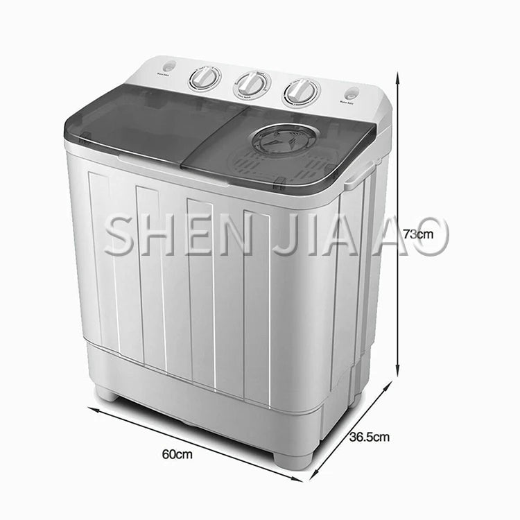 Lave-linge et sèche-linge portables semi-automatiques 2-en-1 Lave-linge portable avec pompe de vidange