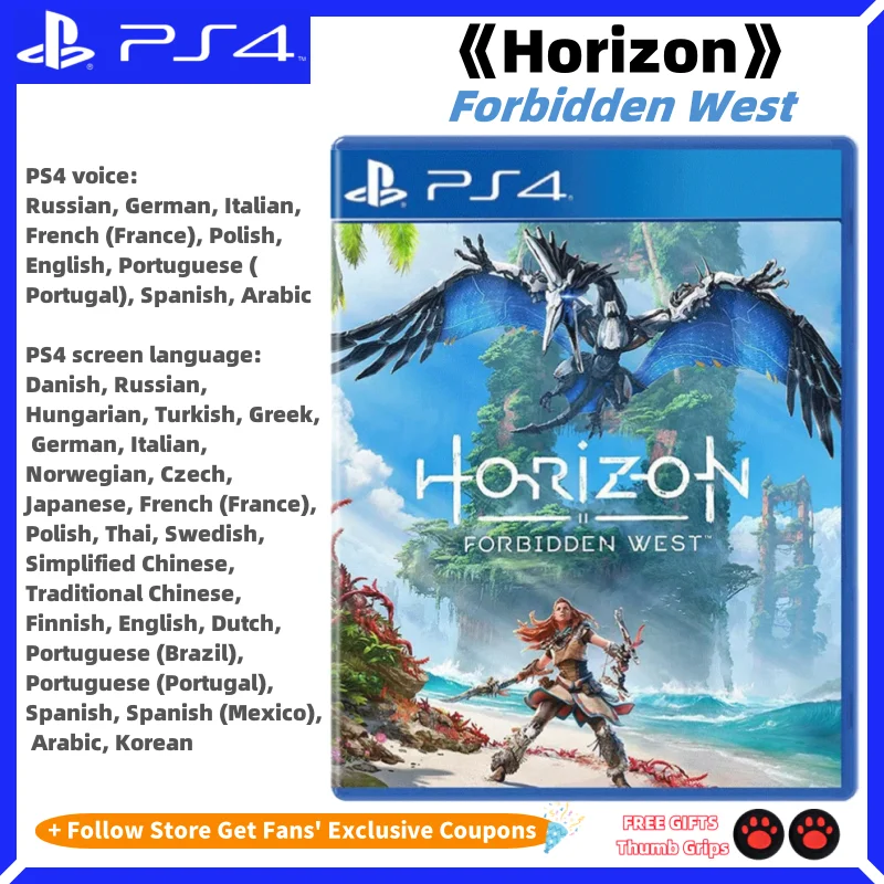 Sony PS4 Playstation4 Horizon Forbidden West PS4 Brandneu Original Lizenziertes Neues Spiel CD-Spiel Playstation 4 Spiele PS4 Horizon