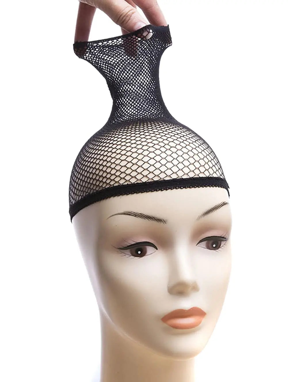 1/3/5 PCS Black Wig Net Caps Durable Elastic Mesh Head Cover Fishnet Hat Close End Hair Styling Accessories for Men and Women