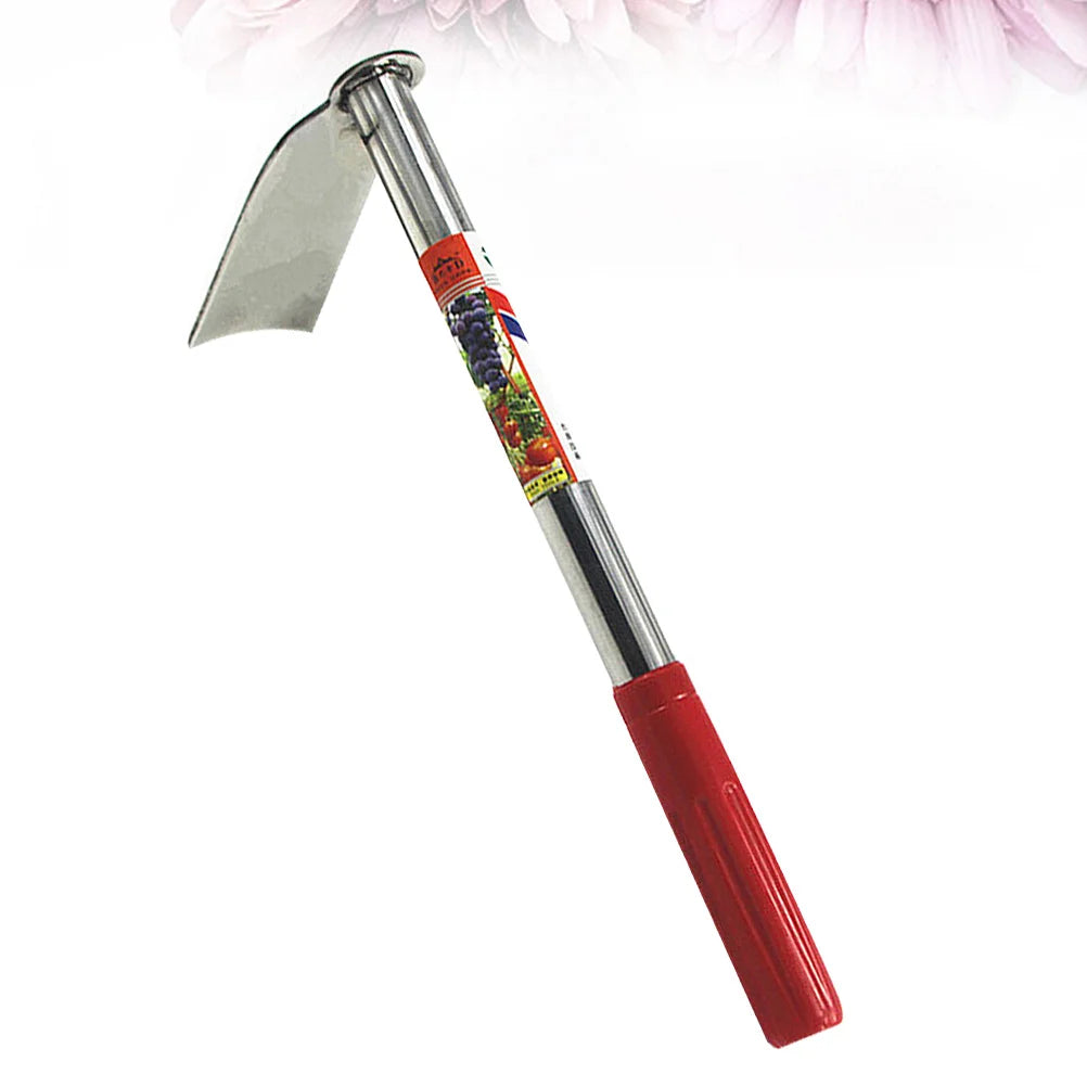 Stainless Steel Hand Hoe Lightweight Metal Garden Tool For Weeding Planting Digging Small Steel Hoe Garden Accessories