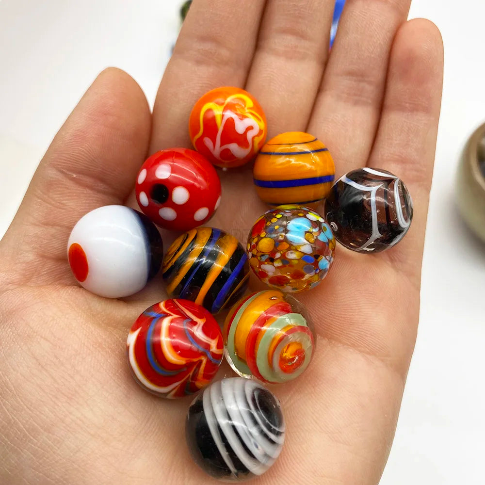 G1-16 Heimdekorationskollektion Kreative handgemachte Glasmurmeln Seltenheit Kinder-Puzzlespiele Spielzeug Süße Neujahrsgeschenke für Kinder