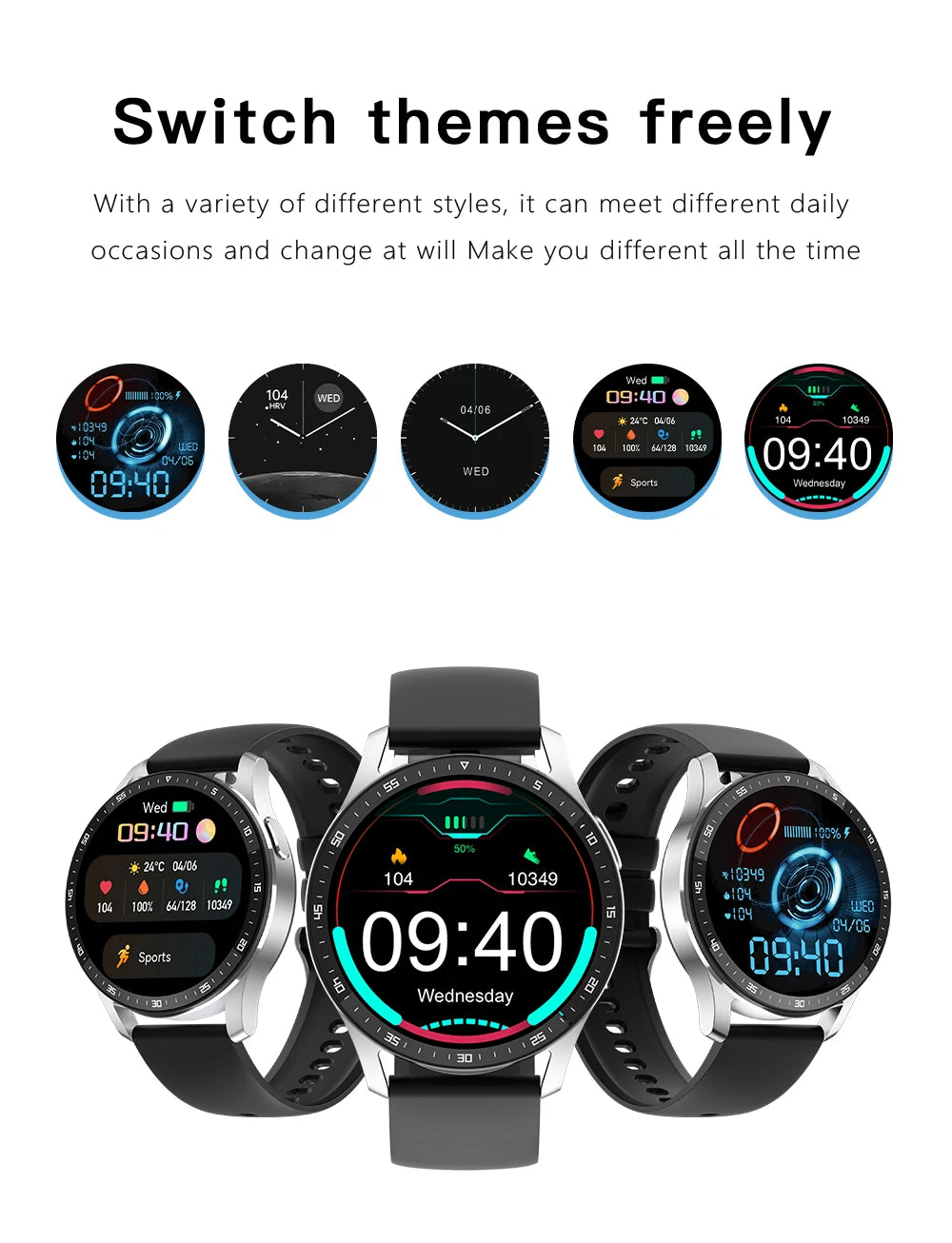 Montre Intelligente 2 en 1 X7 avec Écouteurs Montre Connectée Écouteurs Bluetooth TWS Moniteur de Fréquence Cardiaque et de Pression Artérielle Montre Sport Montre Fitness