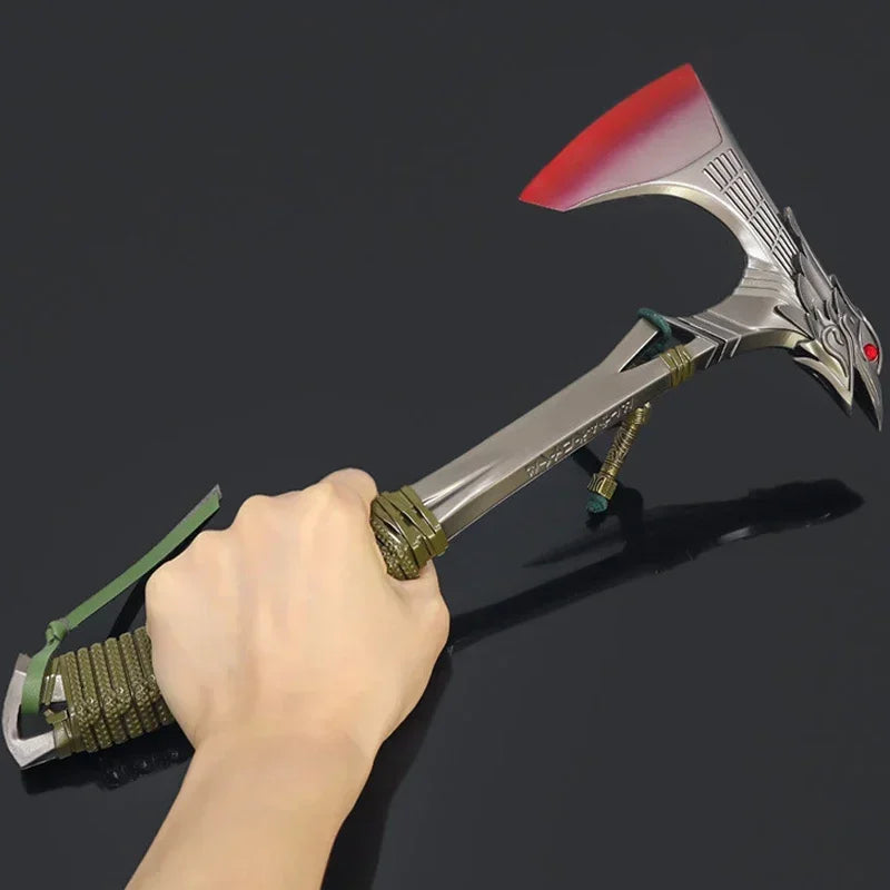 35cm Apex Legends Weapon Raven Bite Bloodhound Heirlooms Game Axe Metal Model Katanas Anime peripheral Swords Cospaly Gifts Toys
