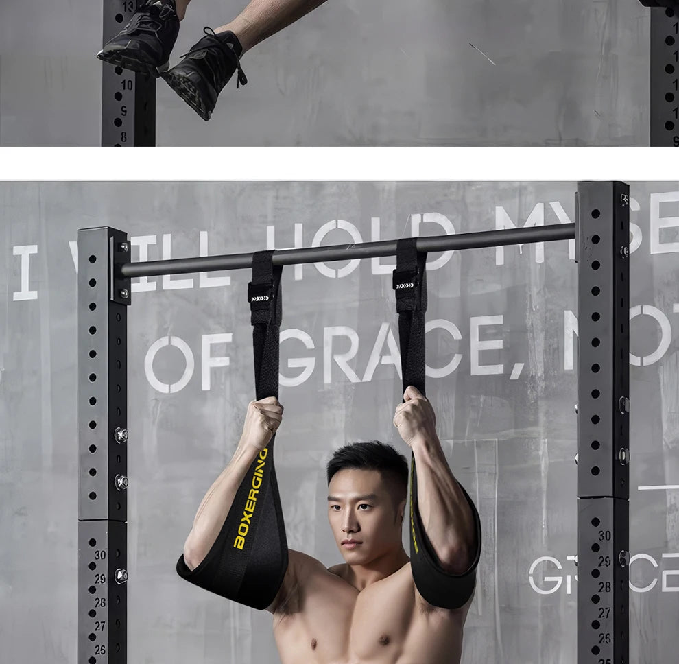 1 Pair Fitness Abdominal Muscle Belt Hanging AB Sling Straps Hanging Pull-Ups Training Horizontal Bar Gym Muscle Training Belt