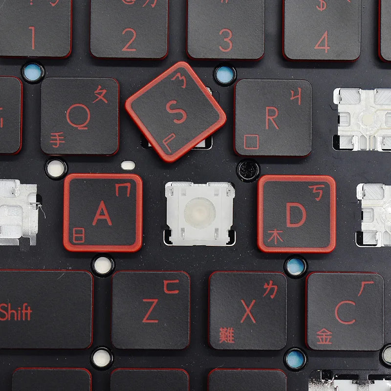 Tastatur Laptop Für Acer Nitro 5 AN515-51 AN515 AN515-52 AN515-53 AN515-41 AN515-42 AN515-31-56 Tastenkappe und Scharnier Ersatz