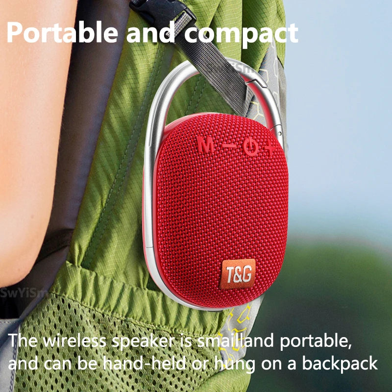 Mini enceinte Bluetooth portable, boîte à musique sans fil, petit caisson de basses, basse, PC, TV, radio FM, étanche, Caixa De Som Mp3