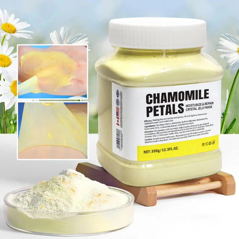 Gelee-Maske für professionelle Gesichtsbehandlungen, glatte Rosen-Gesichtsmaske für die Hautpflege, feuchtigkeitsspendende, nährende Hydro-Gelee-Maskenpuder, Gel-Abziehmaske
