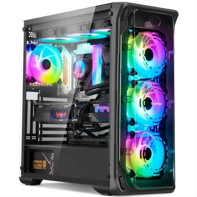 AOTESIER 5 9400 F RX580 PC Gamer Complet Pas Cher, Ensemble d'équipement Informatique Personnalisé, Ordinateurs de Bureau Préassemblés, Vente en Gros, Assemblage PC Gamer de Bureau