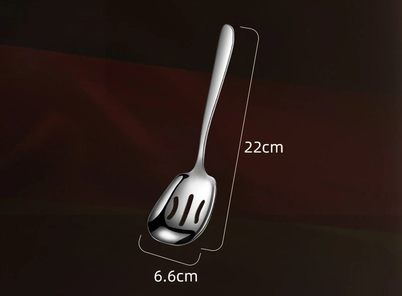 1PC Public Serving Spoon Stainless Steel Serving Spoon Large Spoon Commercial Hotel Restaurant Household Tableware