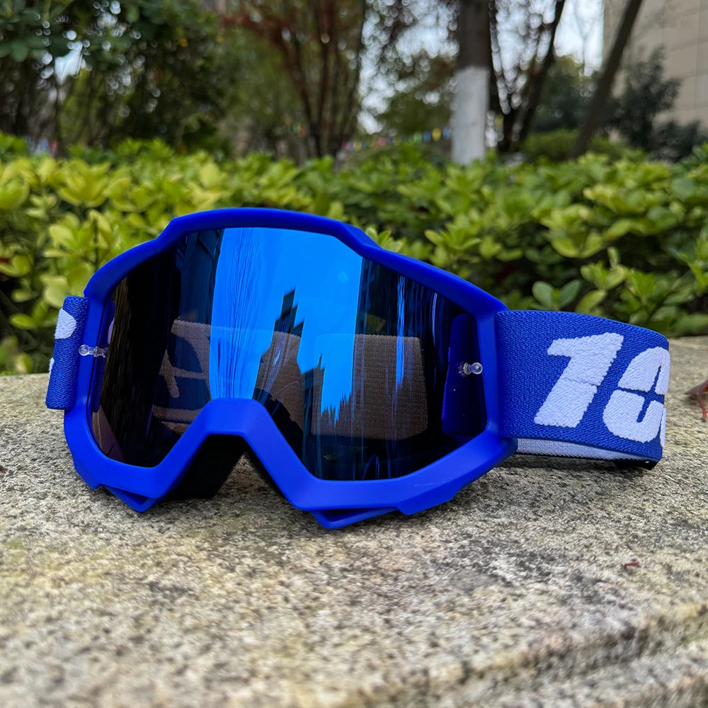 100 Motocross Brille Motorrad Sonnenbrille Herren MTB ATV Maske Winddichter Schutz Skifahren Radfahren Rennen Offroad-Brille