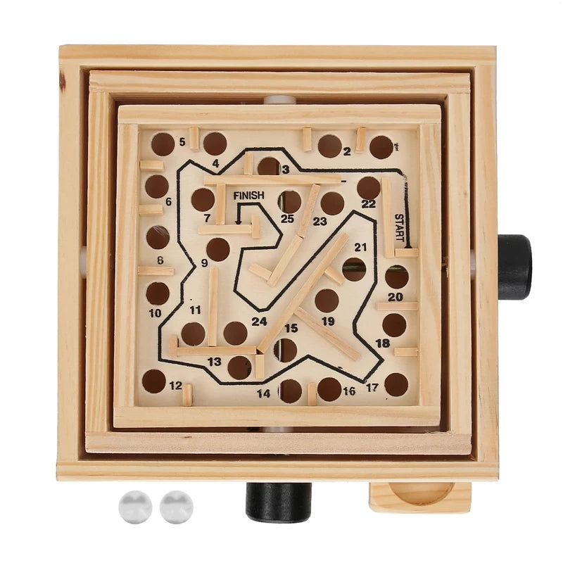 Holzlabyrinth Murmel Kipp Labyrinth Holzspiel Puzzle Intelligenz Spielzeug Hobbys Geschenke Geburtstag Kinder Für Gäste
