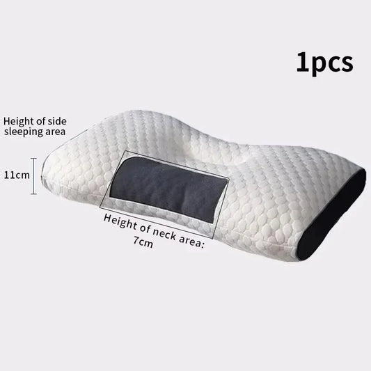 Knitted cotton pillow, cervical spine protection, sleep aid, sleep pillow core, adult special household dormitory student pillow