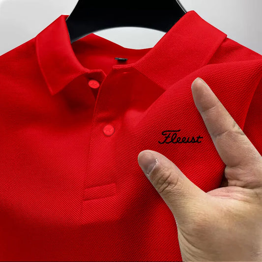 Men's Casual Short Sleeve Polo Shirt, Top Printed with Street Letters, High Quality, Business, Summer, New, S-4XL, 2026
