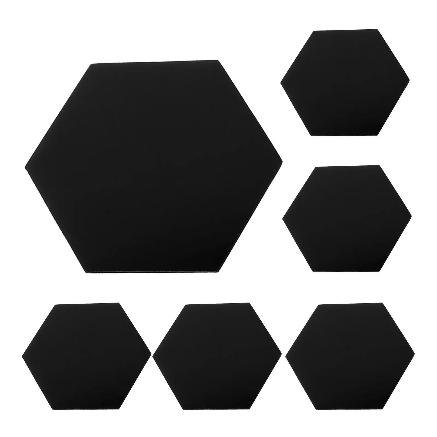 12Pcs Hexagonal Acrylic Mirror Wall Sticker Self Adhesive Peel and Stick Decorative Mirror Decal for Bedroom Living Room Wall