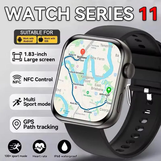 Neu 2026 Original Für Apple Watch X 10 Smartwatch Herren Körpertemperatur Bluetooth Anruf NFC GPS Sport Damen Smartwatch für Apple