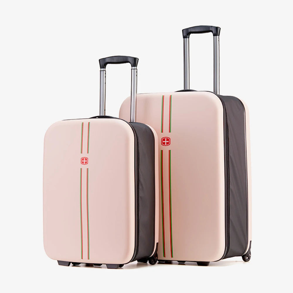 Neue Ankunft Klappbarer Trolley-Tasche 24" Koffer für Geschäftsreisen Leichter Klappbarer Schulranzen Mode-Koffer Geschenk