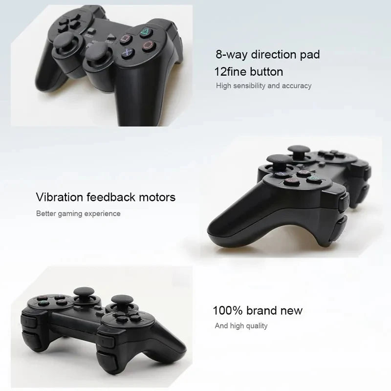 Hot Sale Wireless Gamepad for PS2 Controller for Playstation 2 Console Joystick 2.4G Double Vibration Shock Joypad USB PC Game