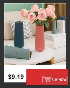 1 vase en cristal d'imitation, vase en plastique transparent créatif anti-chute, pot de fleurs transparent durable, vases de décoration modernes pour la maison