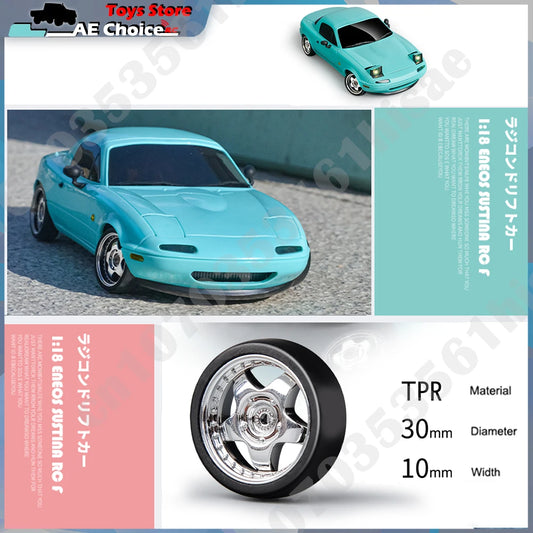 LDRC LD1804 RC Drift Car 1/18 Mazda Mx5 2.4G 2WD ESP Gyroskop LED-Leuchten Vollmaßstab gesteuertes Modell Kinderauto Spielzeug Geschenke
